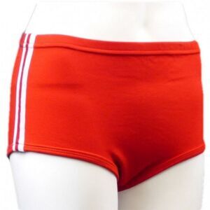 Carta Sport Mens Athletic Briefs / Scarlet Red/White